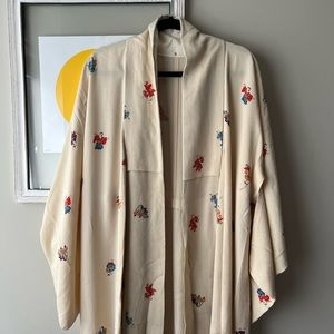 Essa Walla Printed Crepe Kimono